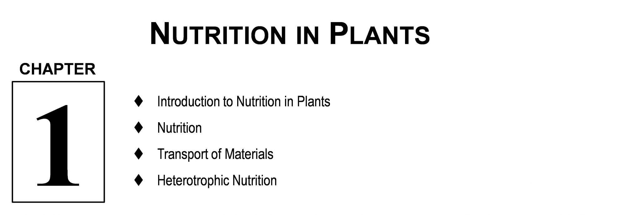 Nutrition in plants – Practically Study Material